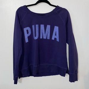 Purple Puma Crew Neck